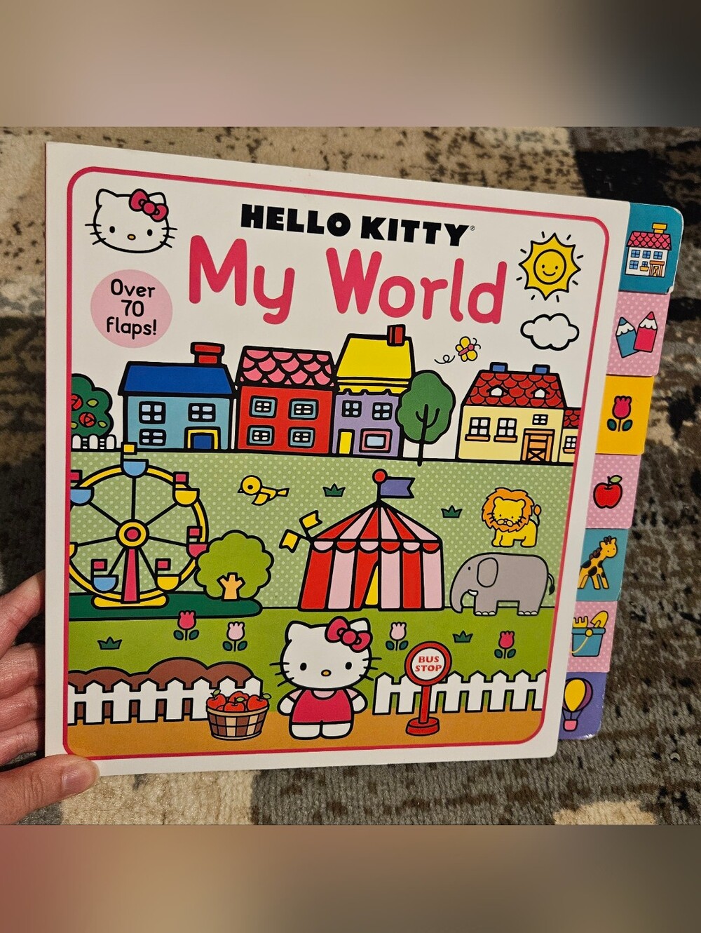 Hello Kitty: My World, Lift-a-Flap, Large Board Book